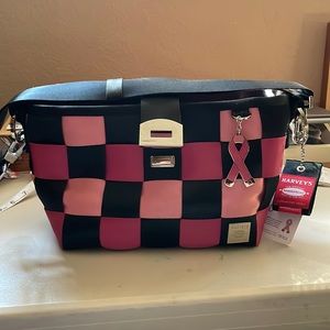 Harvey’s Seatbelt bag Get Checked Breast Cancer tote
